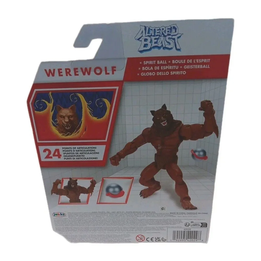 New Altered Beast Werewolf w/ Spirit Ball Jakks Pacific Sega Action Figure